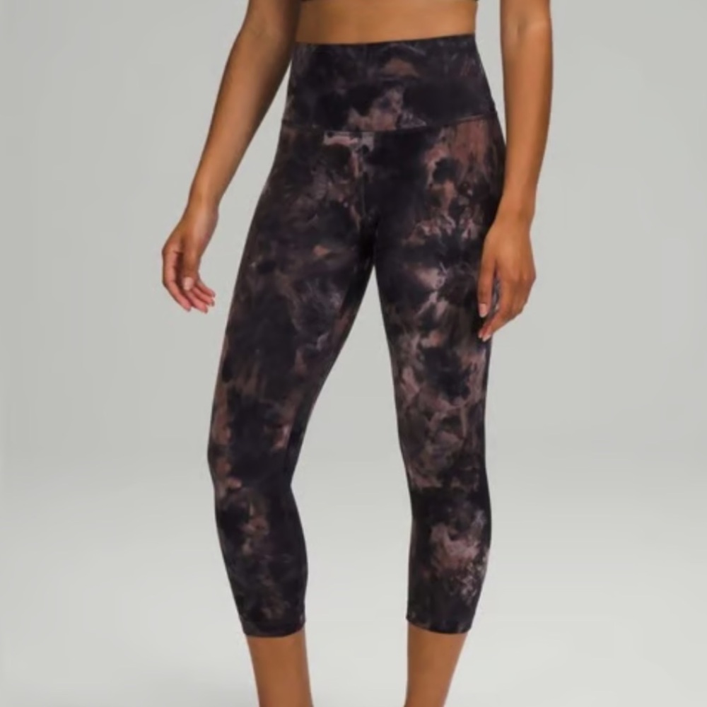 Lululemon Diamond Dye Align Hi Rise Cropped Leggings‎ Size 6